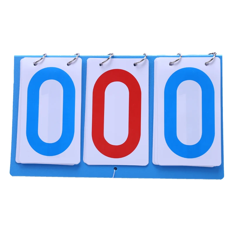 Table Top Scoreboard Collapsible Waterproof Score Turn Easily Turn Premium for Volleyball Football Badminton Basketball Tennis