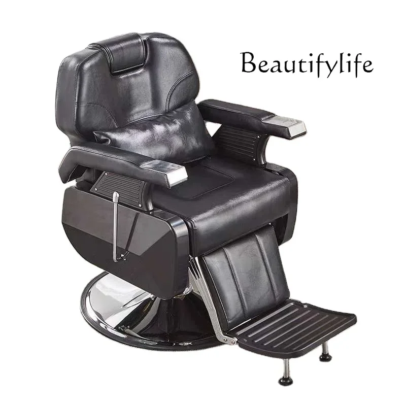 Bj Custom. Poltrona Da Barbiere Classica In Vendita Calda, Acciaio Inossidabile Ad Alto Costo, Sedia Da Parrucchiere Reversibile Per Barbiere-image