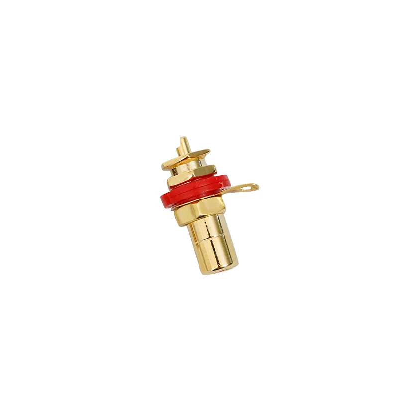 CMC 807 oxygen-free copper gold-plated RCA lotus socket replaces CMC816