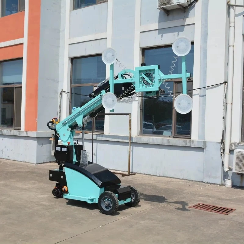 Customized Manual Rotating Electric Battery Vacuum Suction Cup 300-800kg Glass Lifter for Window Door Installation