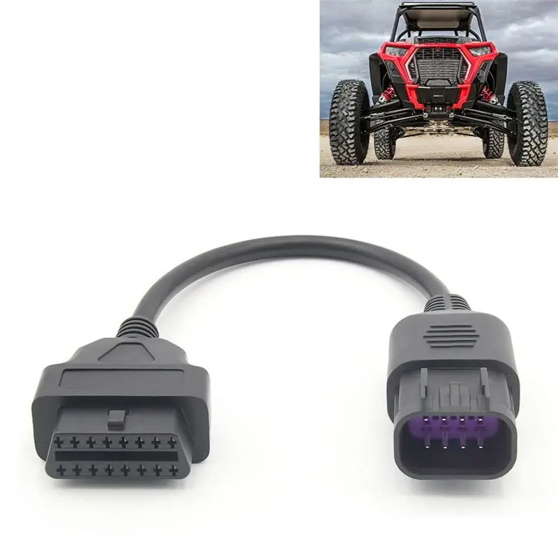 8Pin auf 16Pin OBD2 Kabel Adapter für Polaris RZR / Ranger / General / Sportsman / ACE / Slingshot Diagnose Adapter Teile