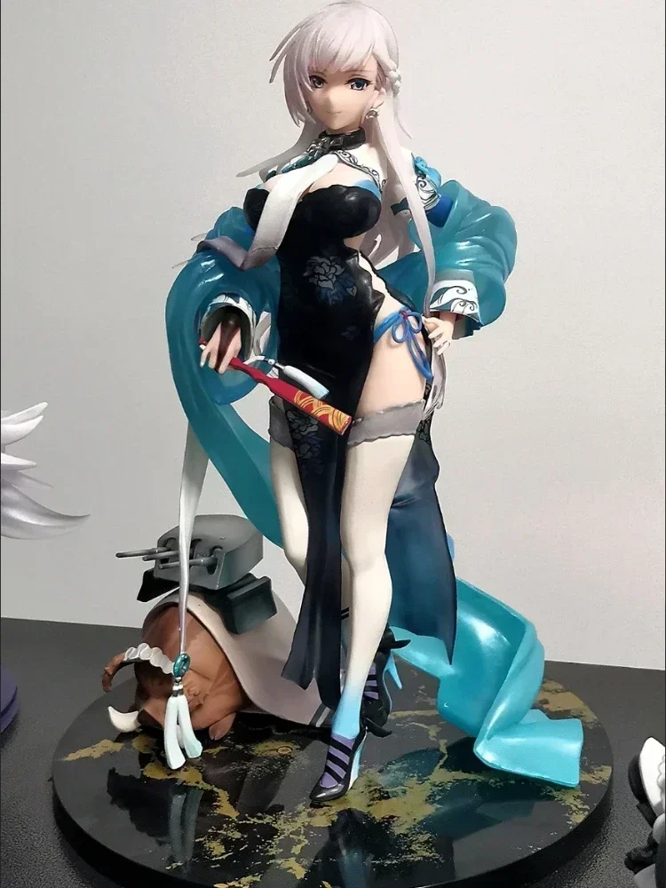 

26cm Azur Lane Anime Figure Hms Belfast Model Doll Iridescent Rosa Ver Pvc Action Decorative Collectible Children's Toys Gifts