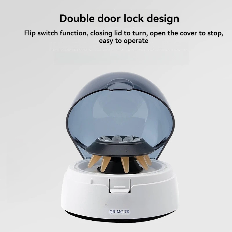 

Маленькая высокоскоростная центрифуга, медицинская лабораторная микроцентрифуга, до 8, 0,2 мл, 0,5 мл, 1,5 мл, 2 мл, двухроторные пробирки для ПЦР