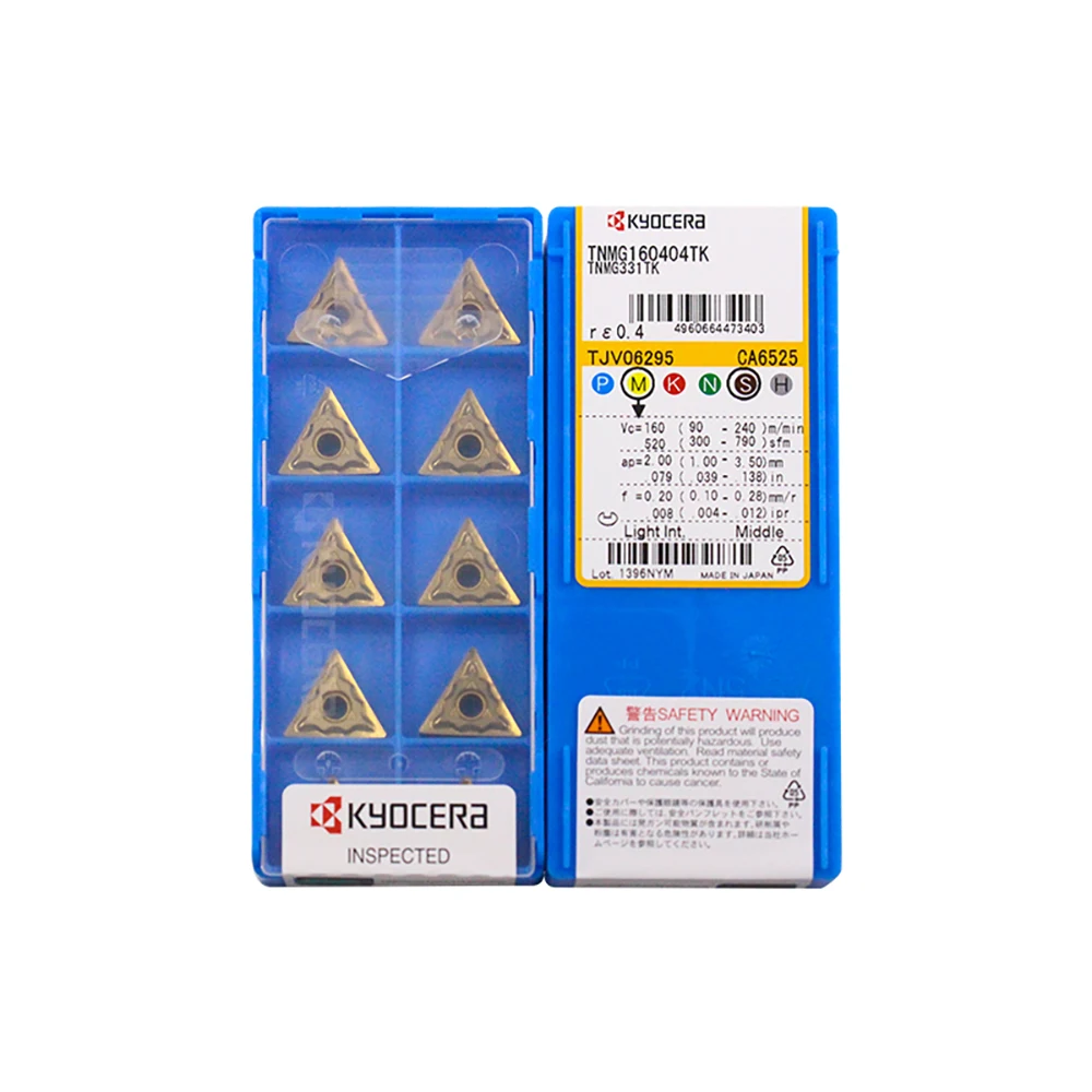 

100% Original TNMG 331TK 160404TK 332TK 160408TK CA6525 PR1125 60° Triangle Negative Insert with Hole