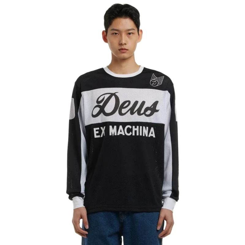 DEUS EX MACHINA Enduro Cycling Sleeve Cycling Jersey Downhill  Shirt Camiseta Motocross T-shirt Mountain Bike Clothing Jersey MX