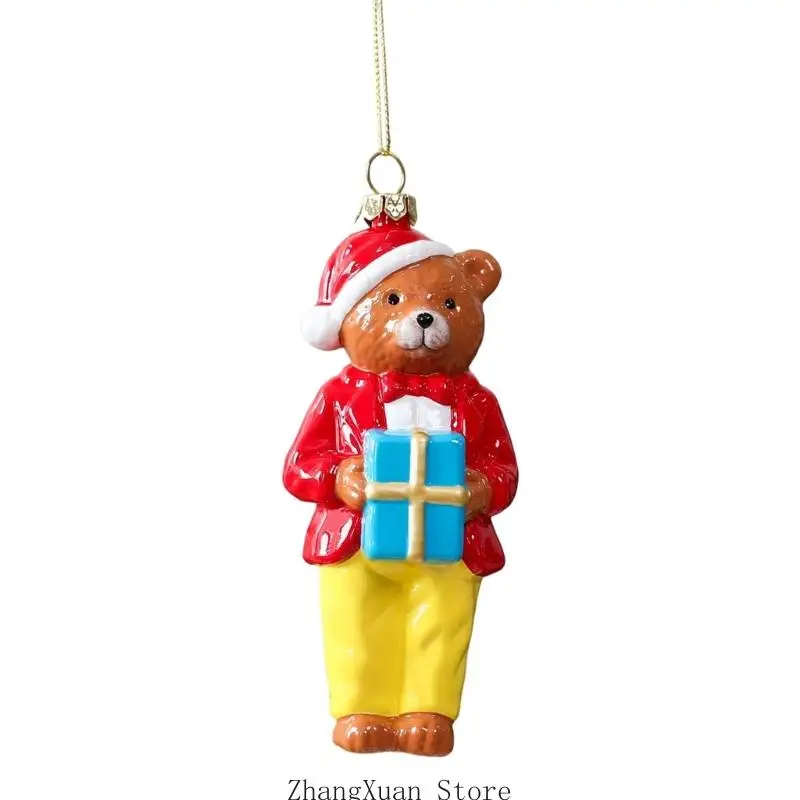 Saisonale Weihnachtsdekoration für den Innenbereich mit Kordelschlaufe zur Verwendung Baum 3XUF – Detail 8