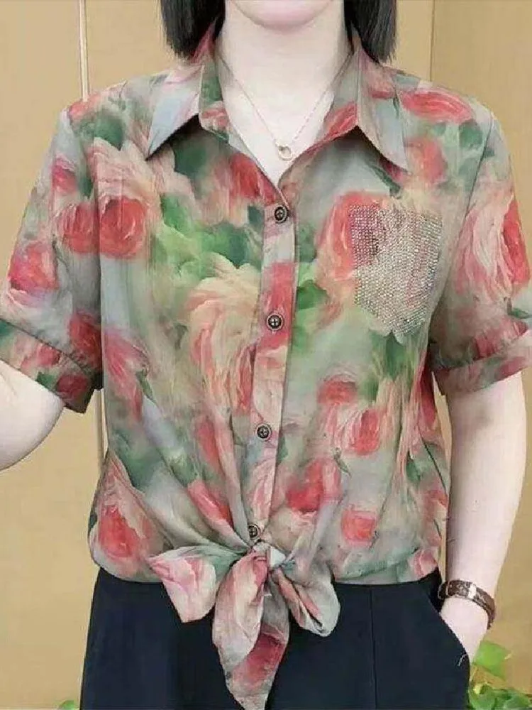 camisa-elegante-holgada-estampada-de-manga-corta-con-cuello-vuelto-estilizadora-para-mama-de-verano-a-la-moda-que-rejuve