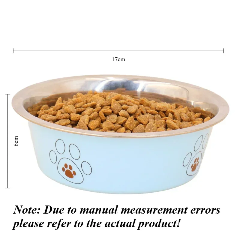 Non-slip Dog Bowls For Small Medium Large Dog Feeder Bowls And Drinkers Stainless Steel Pet Feeders Pets Dogs Accessories