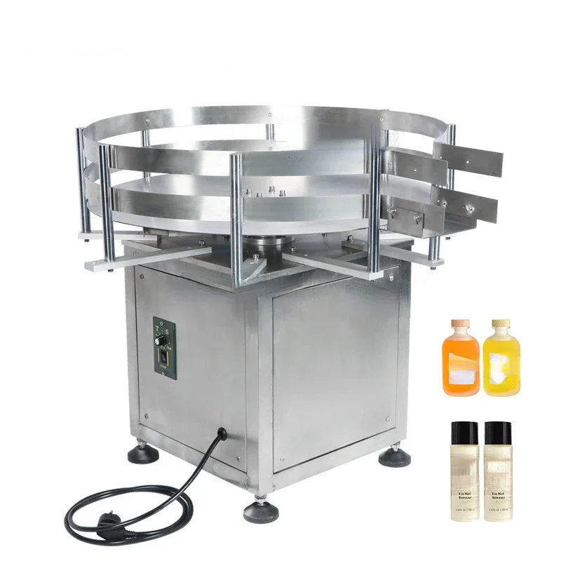 Desktop Automatic Rotating Cylinder Bottle Plastic Bottle Packaging Sorting Turntable Machine Production Line Bottle Collecting