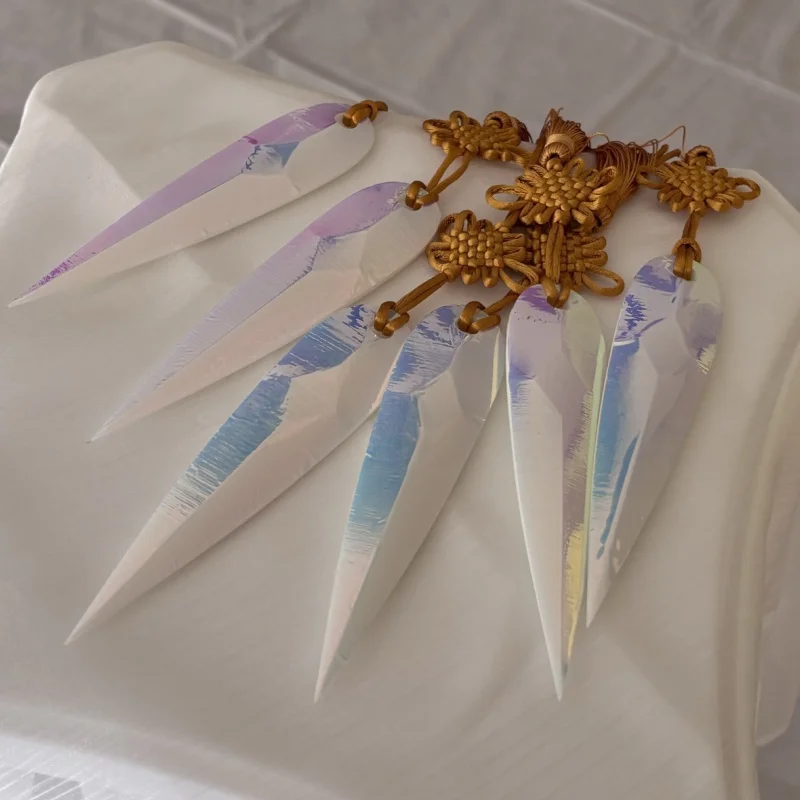 Demon Hunters KPop Zoe Cosplay 3D Printed Boomerang Props Rumi Mira Zoe Acrylic Standing Plates Decoration Accessories Toy Gift