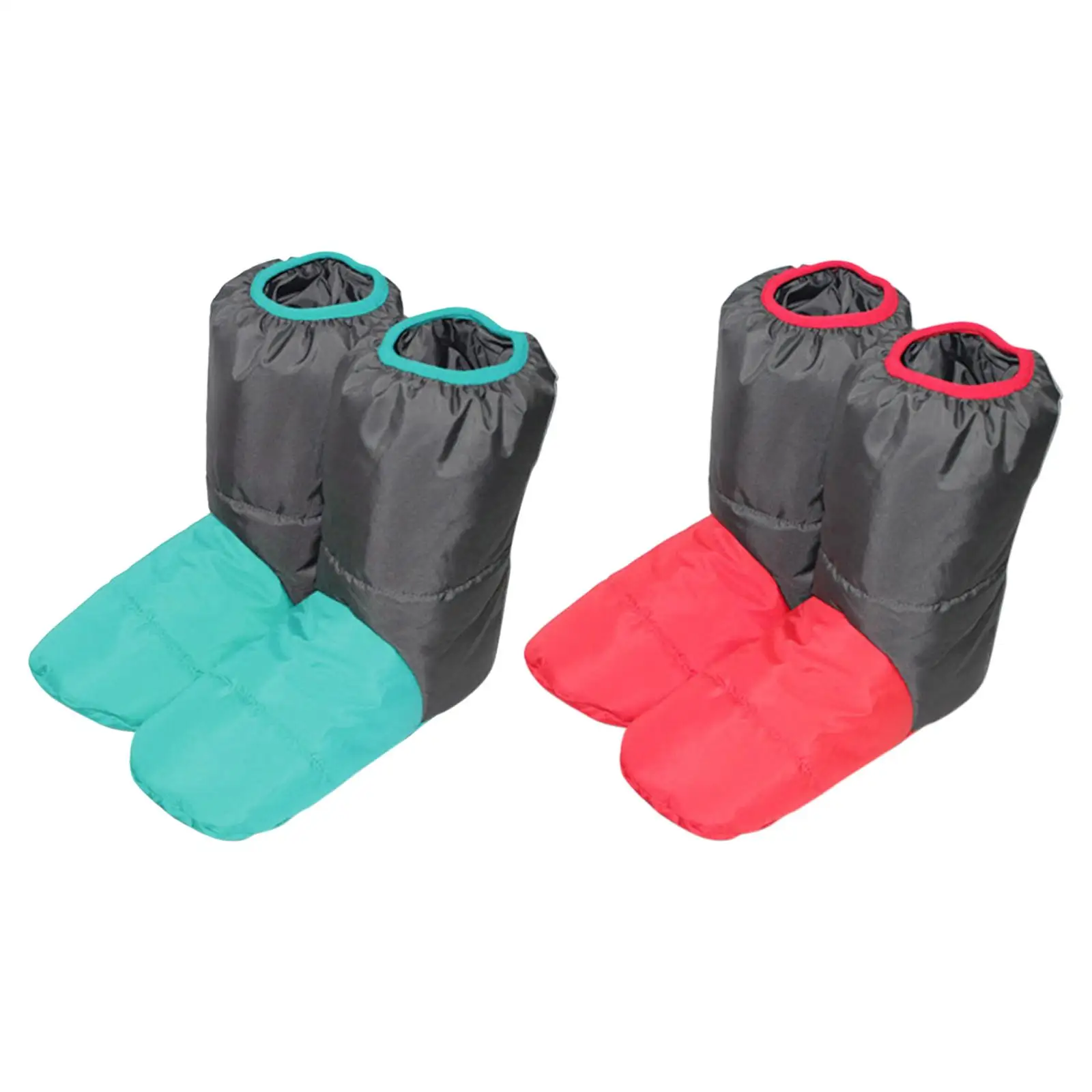 Down Booties Portable with Storage Bag Cozy Sleeping Sock Breathable Soft Warm Socks for Camping Backpacking Sleeping Bag