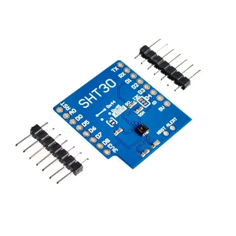 SHT30 Temperature and Humidity Sensor Module - I2C Communication - Extended Version for D1 MINI