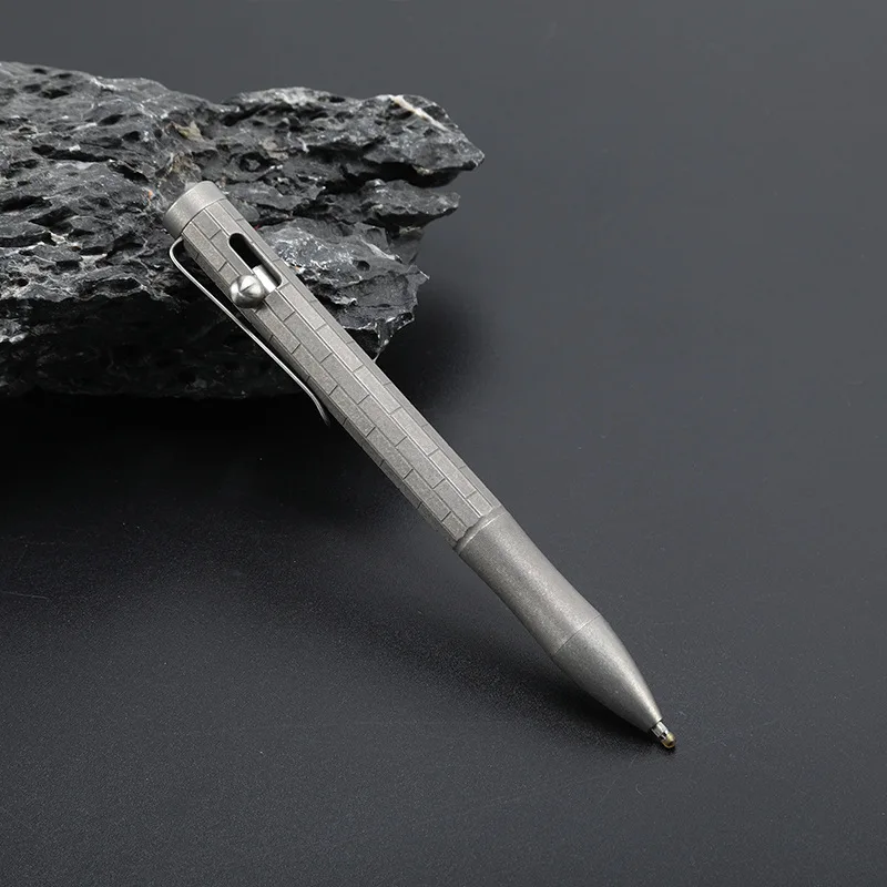 1Pc New EDC Portable Writing Multipurpose Titanium Alloy Pen Outdoor EDC Tools Pen