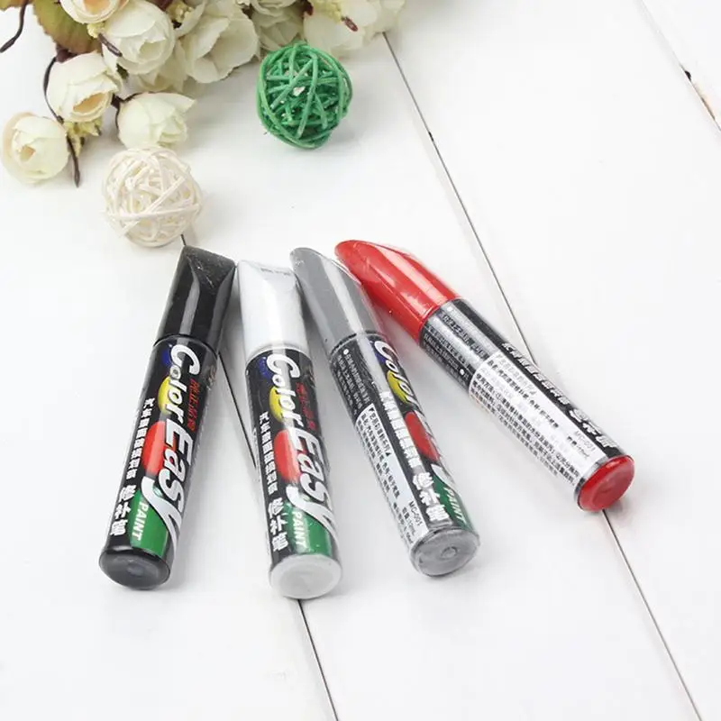 4 Colors Automotive Car Scratch Repair Pen 12ML Anti-Scratches Fixing Pen Car Accessories For Rims Fill Paint Pen