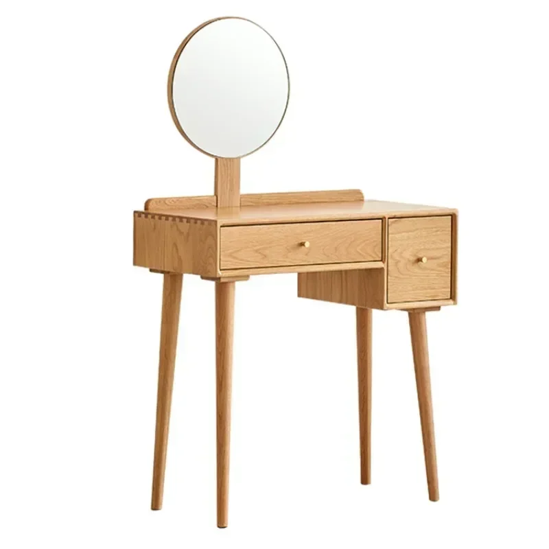 Dressing table Nordic minimalist modern bedroom furniture double pumping desk dressing table Modern