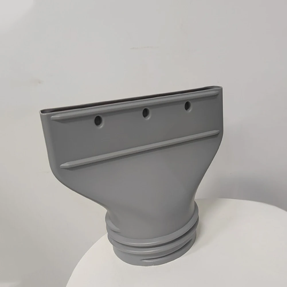 Nuevo puerto de escape para tubo de salida de aire acondicionado, adaptador de manguera plana, tubo de ventilación de aire de 130mm de diámetro, tubo de conducto, tubo de escape de aire para coche