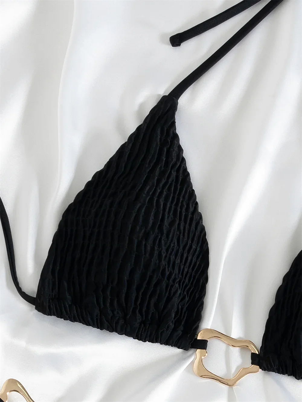 パラプライア ホルター ビキニ セット メタル付き 2025 年 12 月 女性水着 セクシーな水着 ブラジリアン ビキニ 包帯水着