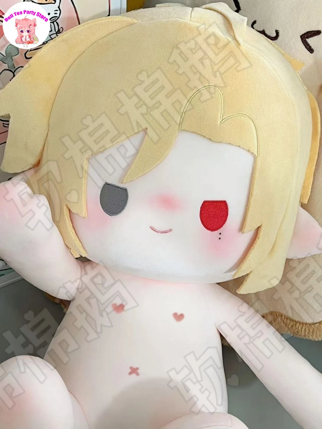 Anime Zenless Zone Zero Hugo Villard atributo muñeco de peluche suave cuerpo 40cm postura sentada vestir almohada juguetes muñecas figura regalo