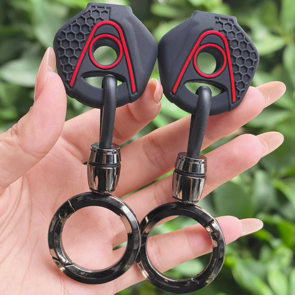 For YAMAHA FZ 25 FZ-25 FZ25 2017-2026+ Accessories Motorcycle Silicone Keychain Case Shell & Keychain Key Ring