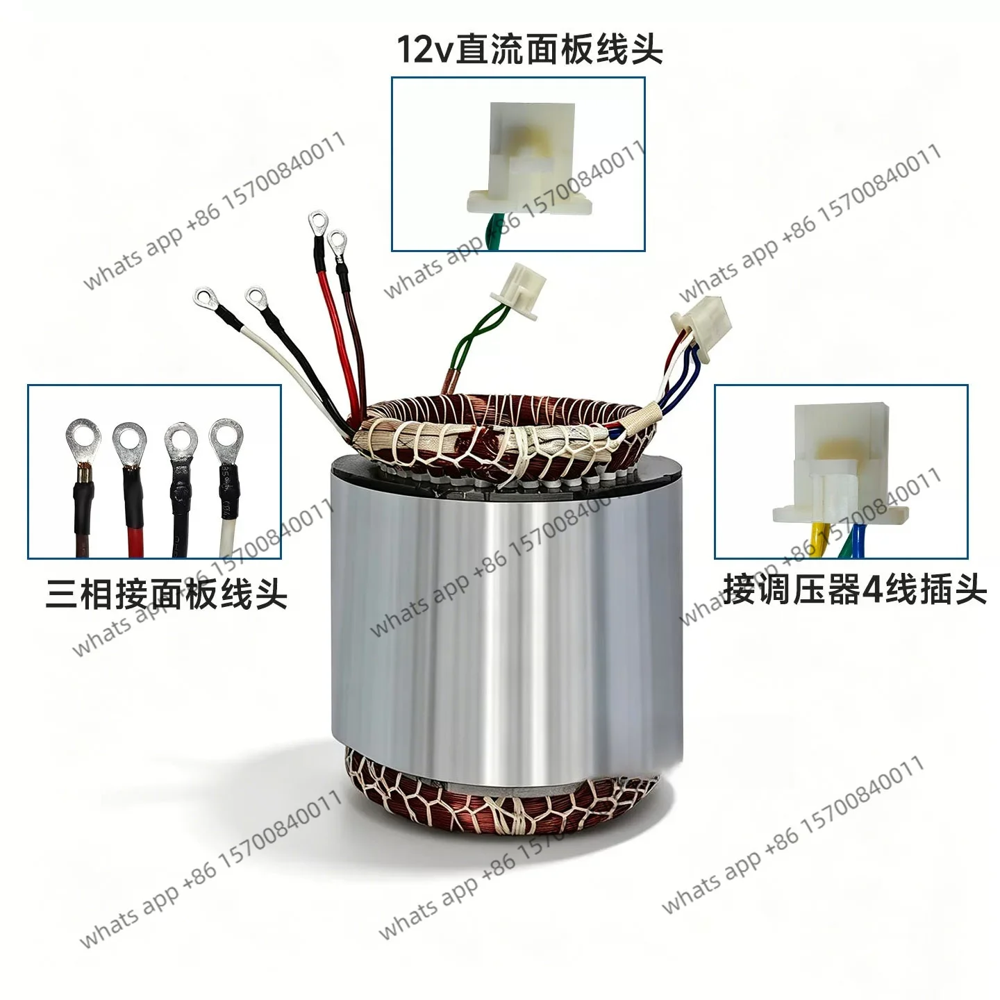 Generator accessories Pure copper single three equal power stator and rotor 5-8kw full set of coils 220/380V