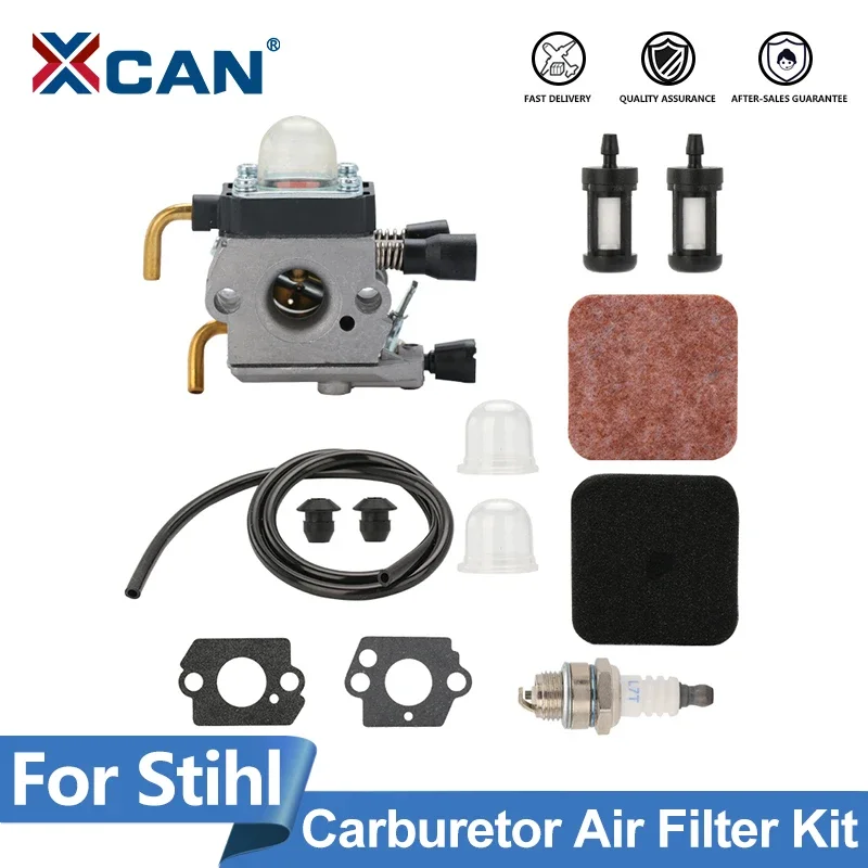 

Карбюратор XCAN для Stihl FS80R FS74 FS76 HT70 HT75 HS75 HS80 HS85 KM85 Триммер для газона с воздушным фильтром Комплект прокладок искры
