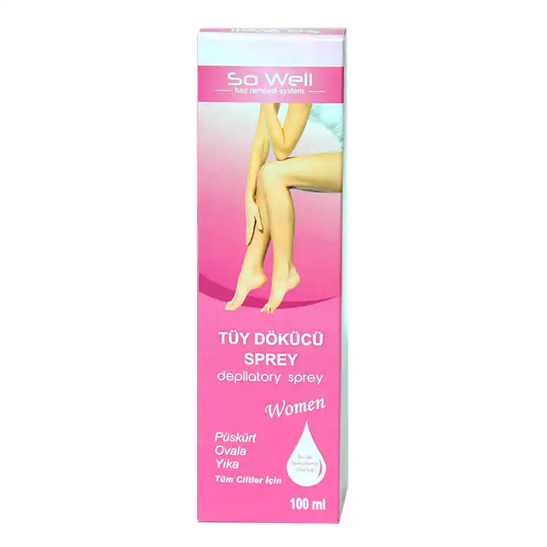 Spray depilatorio 100ml-para mujer