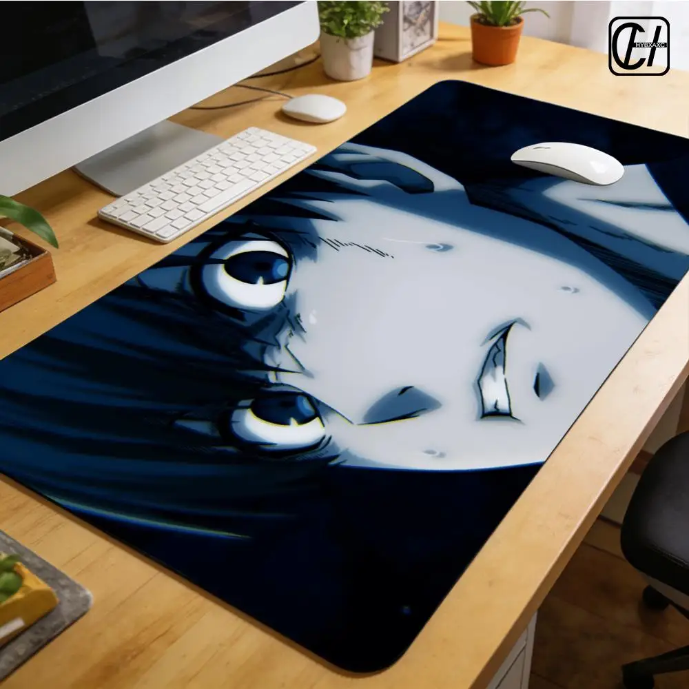 Blue Lock Mouse Pad Large Mouse Pad & Computer Game Mouse Mat (35.4x15.7IN/31.5X15.7IN Map) (90