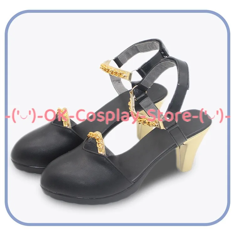 Game Honkai Star Rail Jade Cosplay Shoes PU Leather Shoes Halloween Carnival Boots Cosplay Props Custom Made