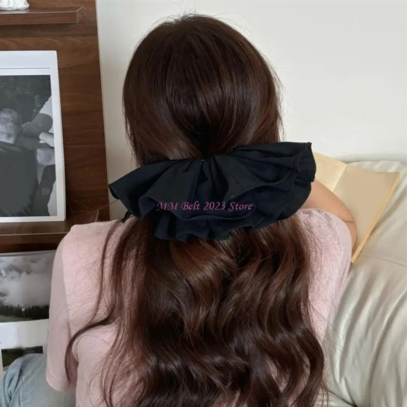 49me geavanceerde dubbele laag kanten haarband dubbele laag elastische haar scrunchies hoofddeksels geschikt voor verschillende