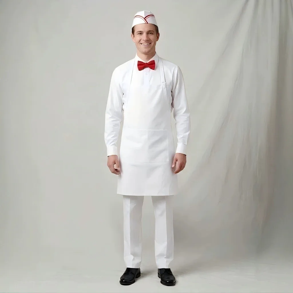 

Ice Cream Man Cosplay Costumes Movie Character Halloween Party Costume Performance Clothes for Adult Men
