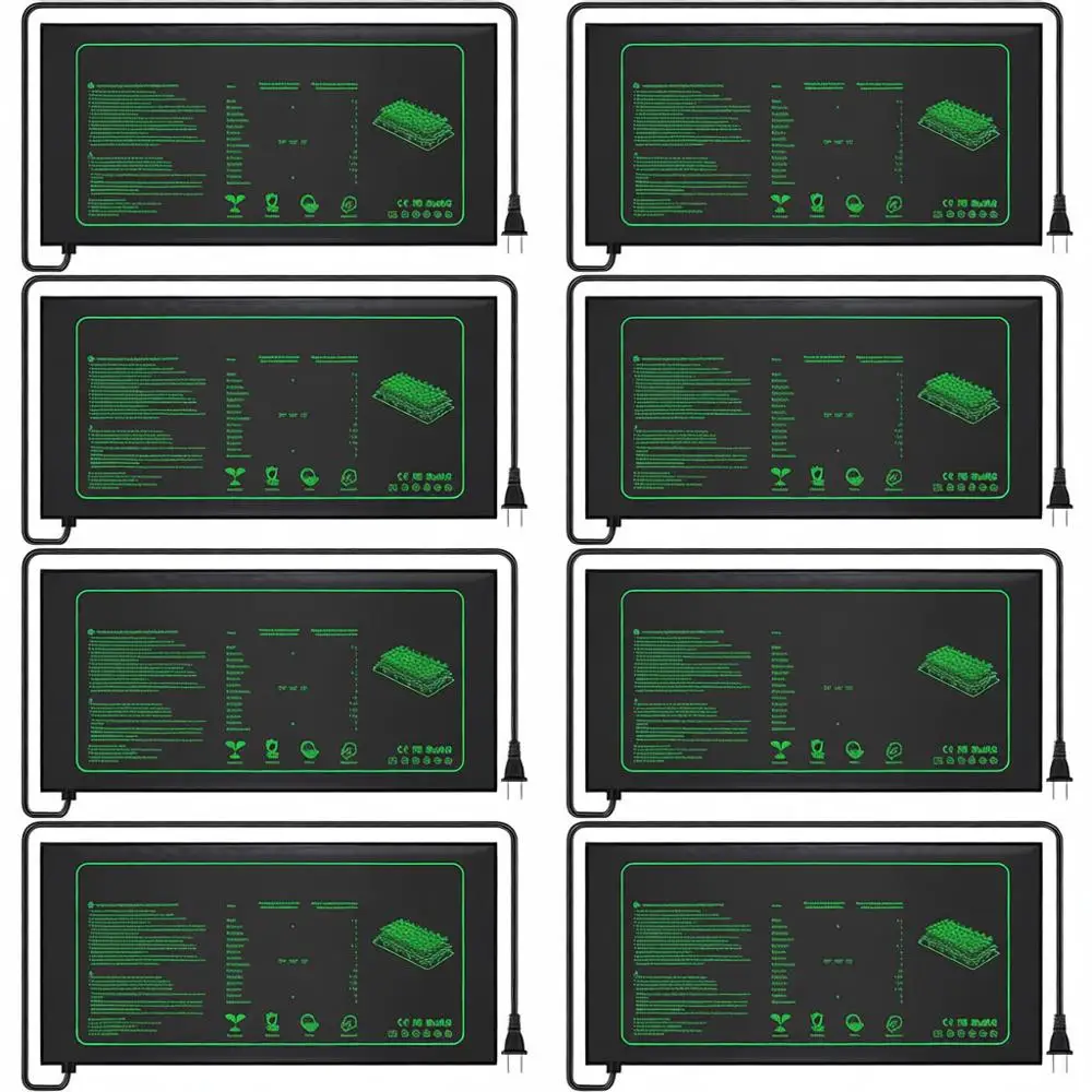 

Plant Seedling Heat Mat, Seed Starting Germination Grow Heating Pad, 10 x 20.75 Inch, Waterproof Hydroponic Warming Mat, Indoor