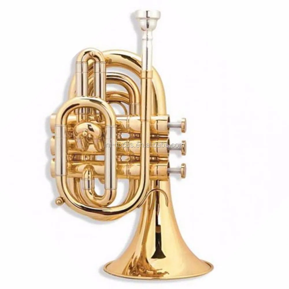 FPT-300L Quality Assured Brass Instrument Cheap Pocket Trumpet for Sale