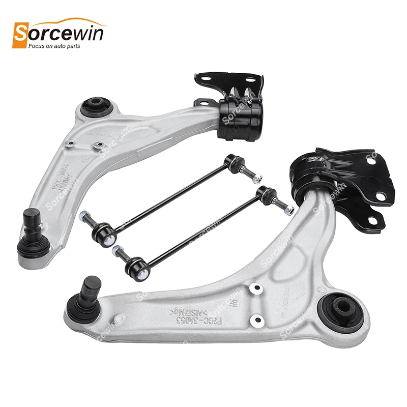 

4Pcs For Ford Edge 2015-2022 & Lincoln MKX 2016-2018 Front Suspension Car Control Arm F2GZ-3078-C F2GZ-3079-C DG9Z-5K484-A