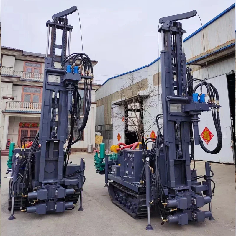 China Mud Pump Rotary Water Well Drilling Rig Machine Construction Works Truck Diamond Mine Rock Drill Water Well Drilling Rigs