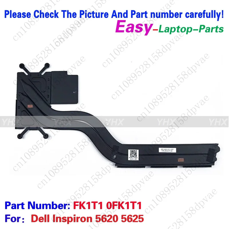 

GYX новый охлаждающий радиатор для Dell Inspiron 5620 5625, FK1T1 0FK1T1