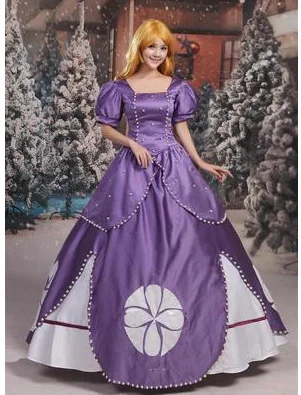 

Adult Cosplay Costume Of Princess Sofia's Dress From The Little Princess