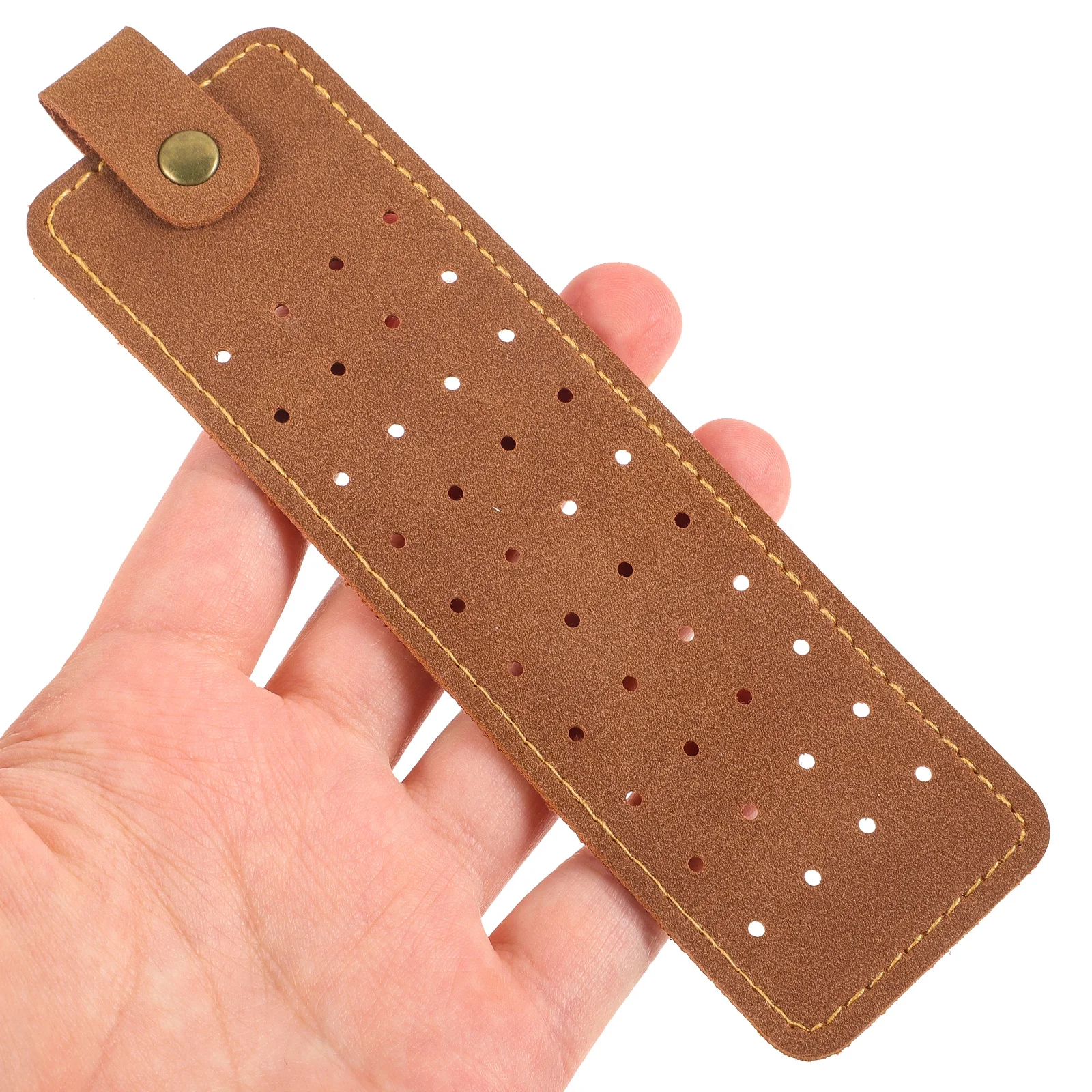 

Дорожный органайзер для ювелирных изделий, складной держатель для ювелирных изделий из искусственной кожи, водонепроницаемый зажим для хранения колец, ожерелий, держатель для колец