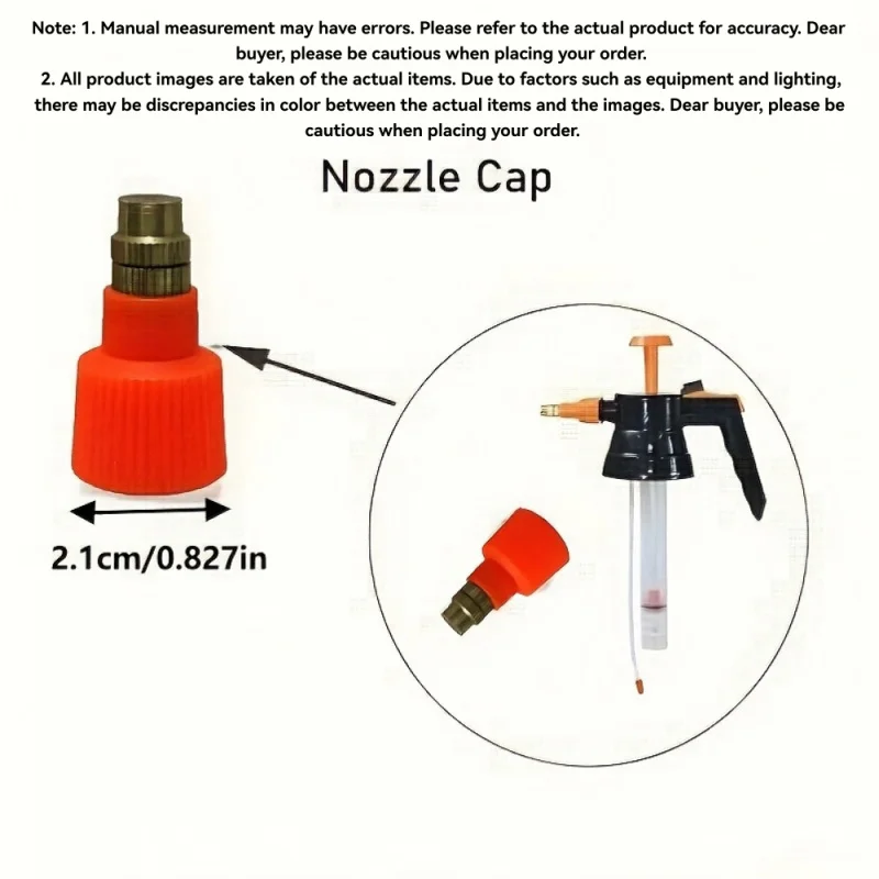 1/5Pcs Adjustable Garden Sprayer Nozzles For Efficient Watering Sprays Bottle Caps,Sturdy And Durable, Suitable For Outdoor Use