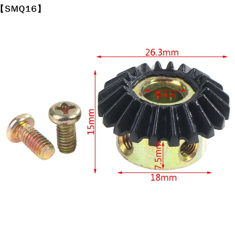 20T Bevel Gear 8MM Hole Model Gear 90 Degree Transmission Steering With 20 Teeth Hardware Iron Gear Bevel【SMQ】