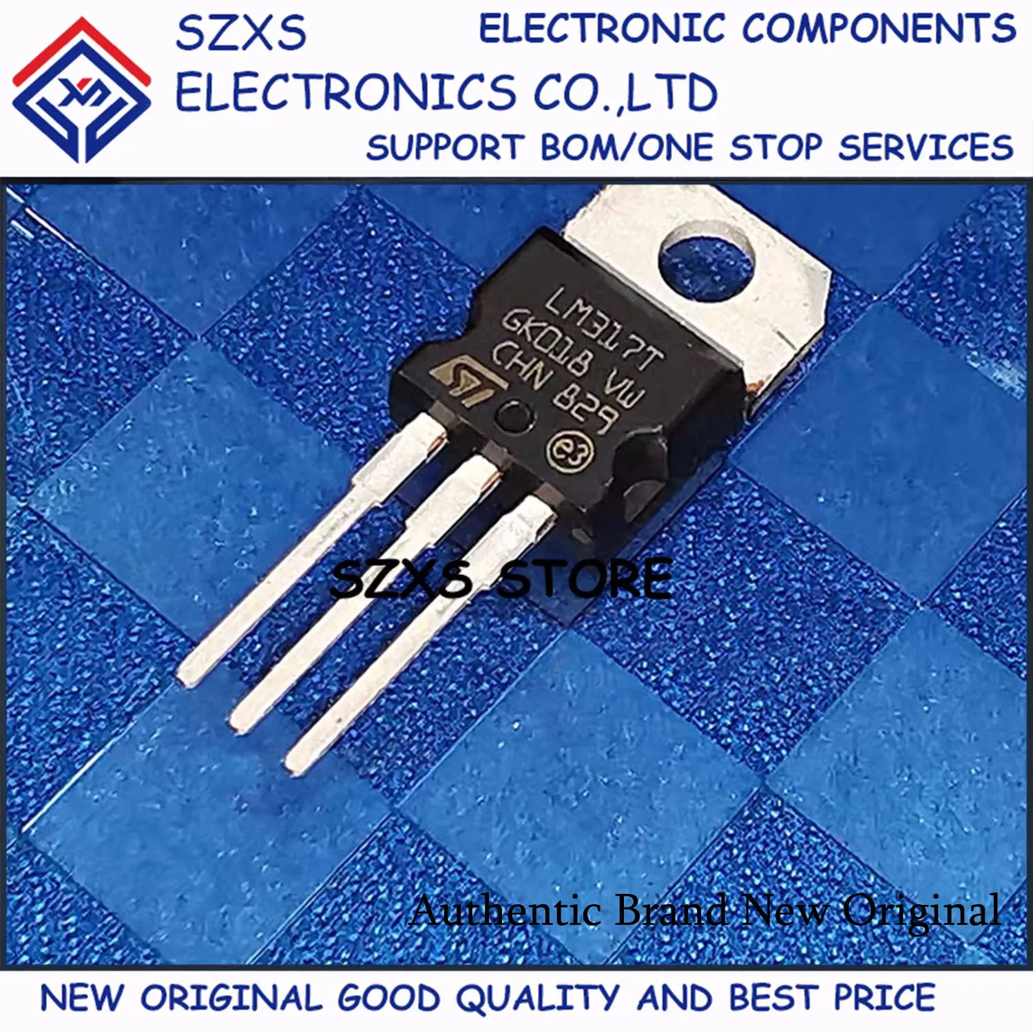 New Original 20Pcs LM317T LM317 TO-220 Three Terminal Voltage Regulator In Stock Electronic Components Good Quality