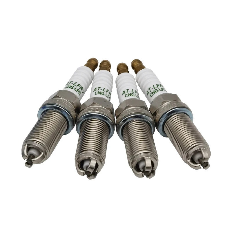 4pcs LPG CNG LNG Spark Plug AT-LFR7 FOR LFR7AIX LFR7A IKH22 LFR7AIX-P VKH22 ILFR7H FGR5NQE04 ILFR7F-D PLFR7A9 ILFR7B8 FR6NPP