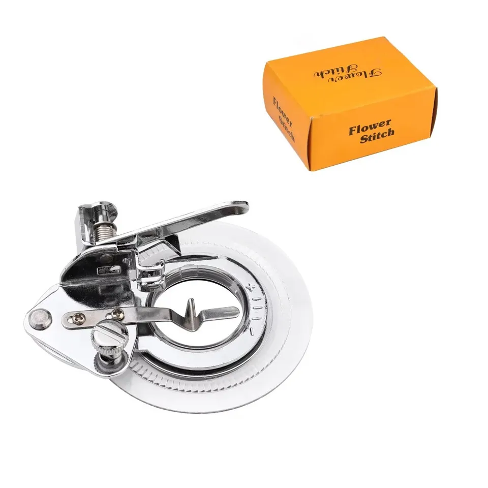 

Круглый держатель лапки для швейной машины из нержавеющей стали, прижимная лапка для швейной машины, аксессуары для бытовой швейной машины «сделай сам»