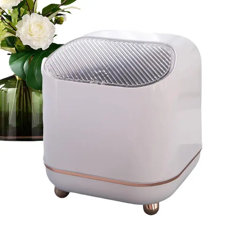 Small Garbage Cans Leak-Proof Desktop Garbage Bin Fashionable Multipurpose Trash Box Space-Saving Trash Can For Living Room Work