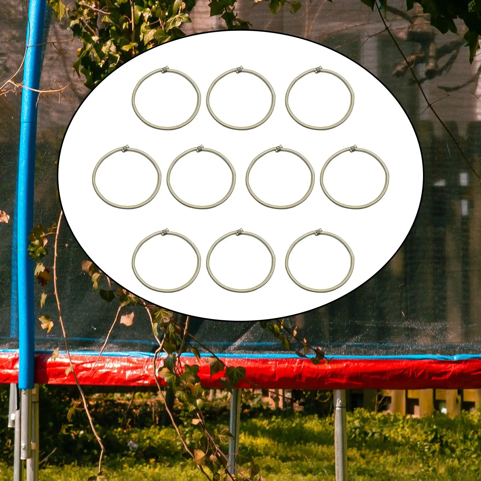 Trampoline Elastic Bed Spare Parts Latex Bungee Rope 0.8 Cm Diameter Durable Set for Home and Gym Mini Trampolines