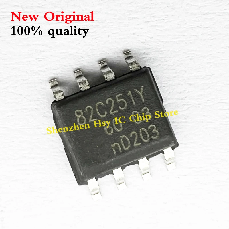 (5-10piece)100% New PCA82C251T PCA82C251 A82C251 82c251 sop-8 Chipset