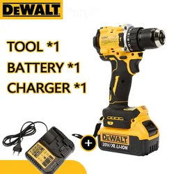 DEWALT fırçasız darbeli matkap kompakt 20V şarj tabanca matkap lityum elektrikli matkap DCD805