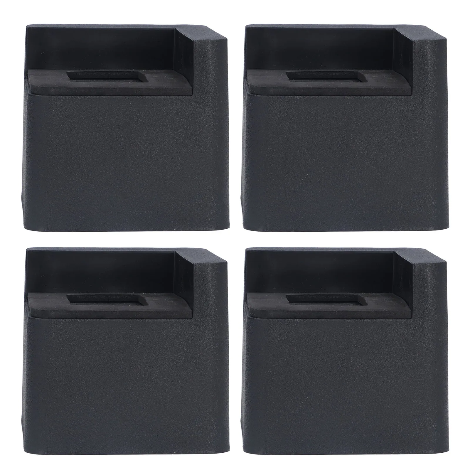 Furniture Risers Increasing Height 2200 Lb Load Bearing Providing Space Bed Risers Fixed Casters Plastic for Home