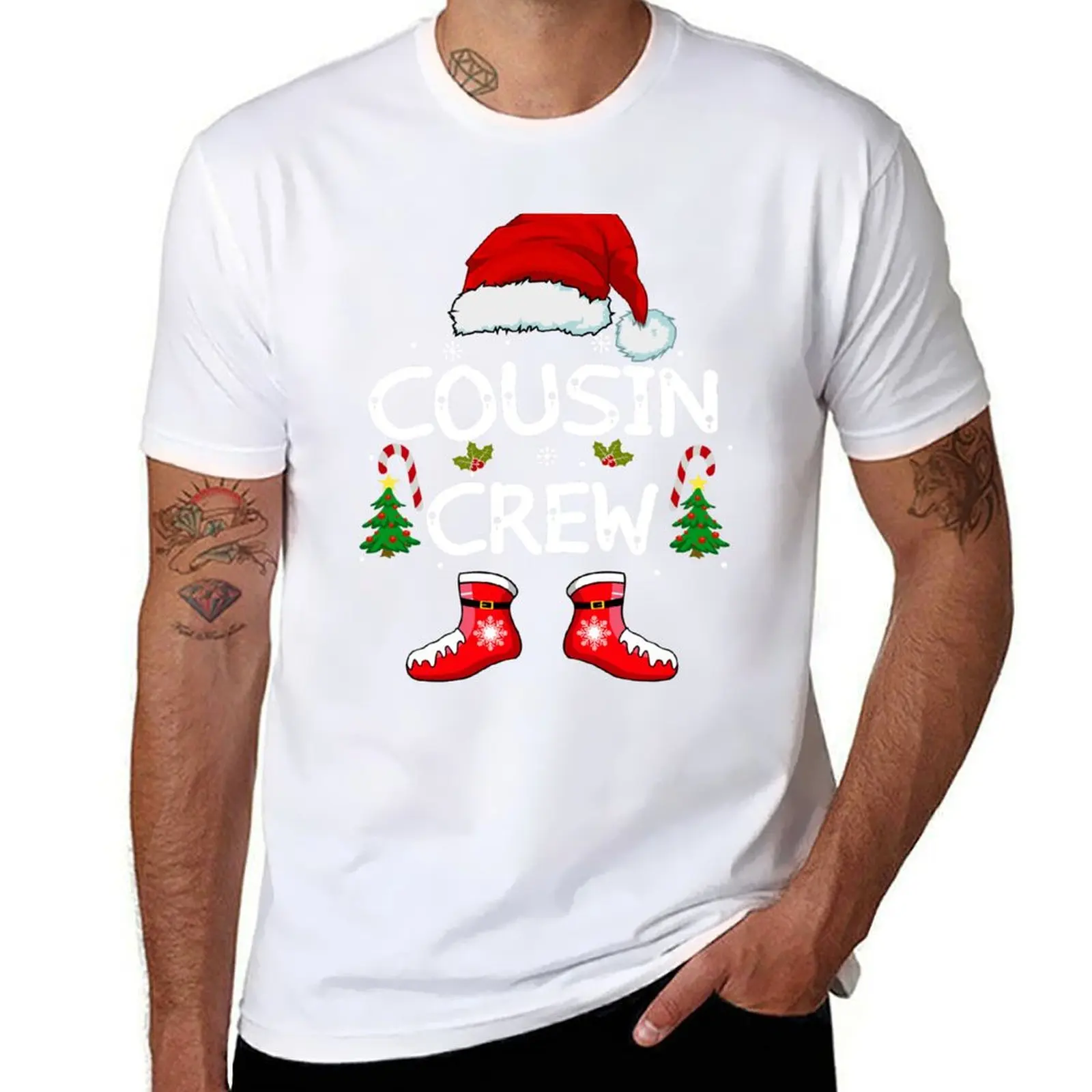 

cousin christmas boys girls shirt, funny matching christmas santa crew shirt T-Shirt man t shirt designer anime tshirt T-Shirt