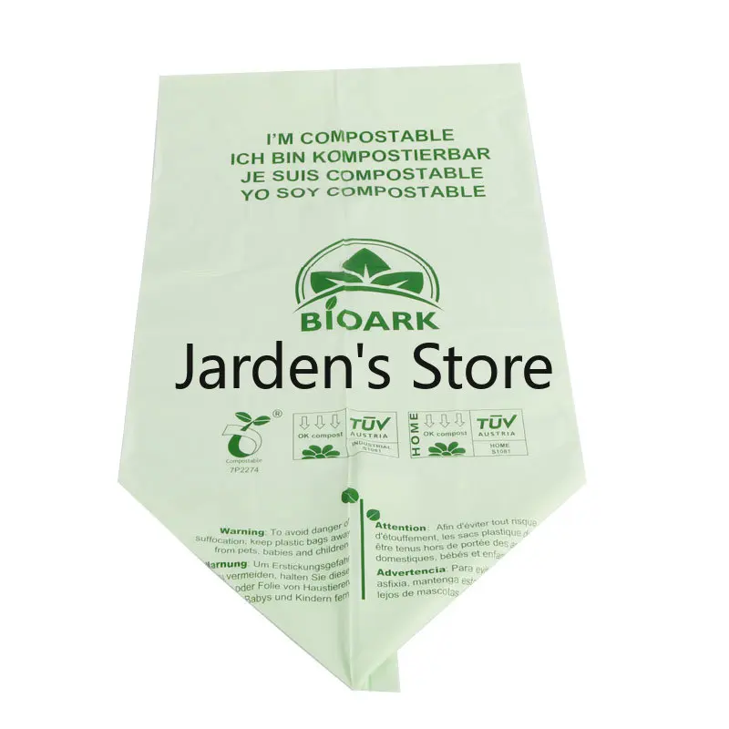 25/50 kitchen compostable bags degradable garbage bags environmental protection biodegradable garbage bags