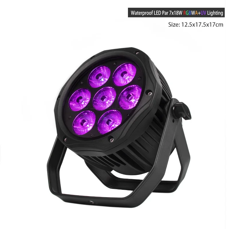 

Outdoor LED 7-in-1 Waterproof Cast Aluminum Par Light Dye Light Rainproof Cultural Tourism Scenic Spot Lighting Engineering Effe